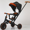 8-in-1 Folding Kids Trike with Adjustable Parent Handle, Baby Tricycle, Removable Canopy, Stroller Bike Gift for Toddlers 18 Months - 5 Years
