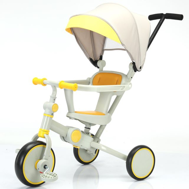 Baby Tricycle, 8-in-1 Multifunctional Kids Trike with Adjustable Parent Handle, Removable Canopy, Stroll Trike for Boys & Girls Ages 18 Months-5 Years