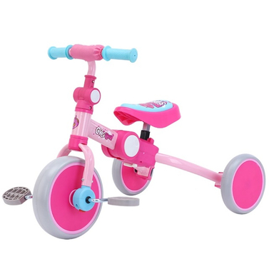 Toddler Tricycle with Handle, 4 in 1 Balance Trike for 1-4 Year Old Kids, Baby Bike with Handle, Child Bicycle Gifts for Girls And Boys